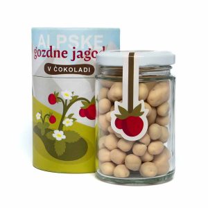 Gozdne jagode v beli čokoladi - Male