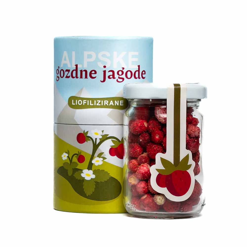 Freeze-dried wild strawberries - Alpine Berrytale
