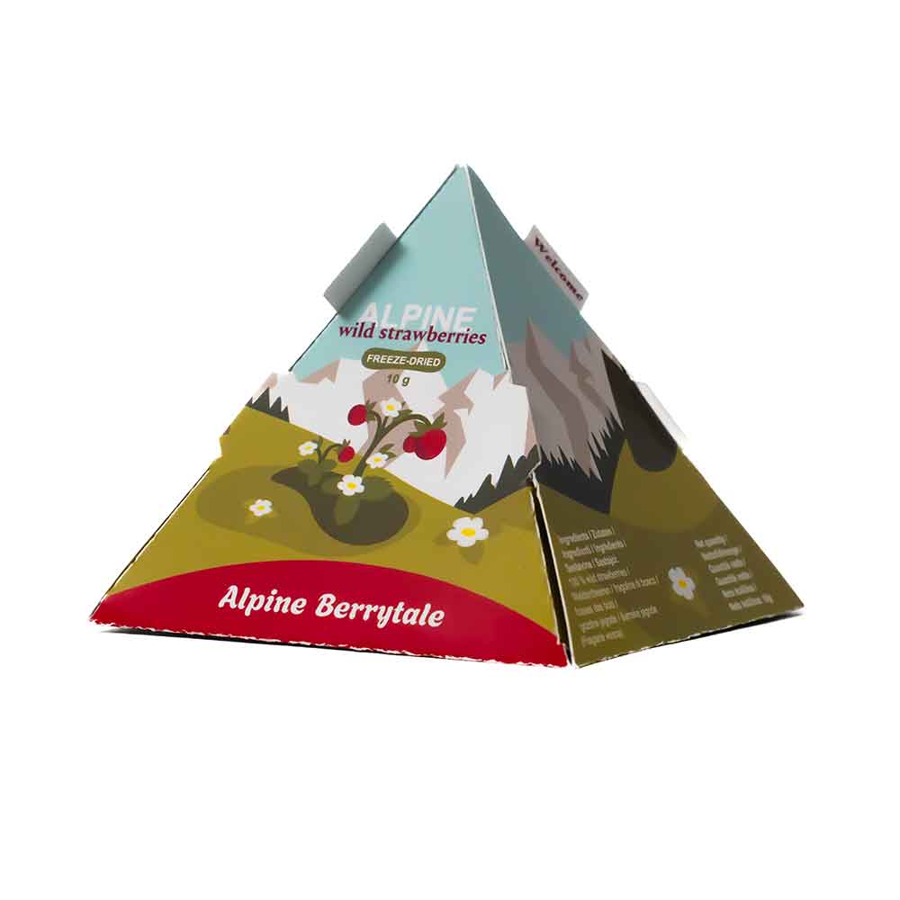Freeze-dried wild strawberries - For on the go